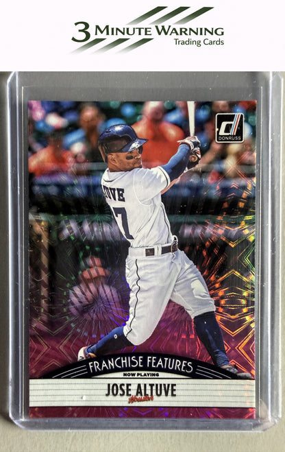 2019 Donruss #FF22 Jose Altuve / Nick Madrigal Franchise Features Pink Fireworks