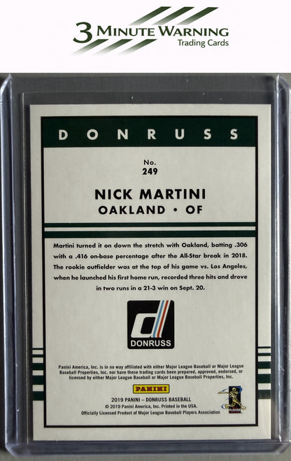2019 Donruss #249 Nick Martini