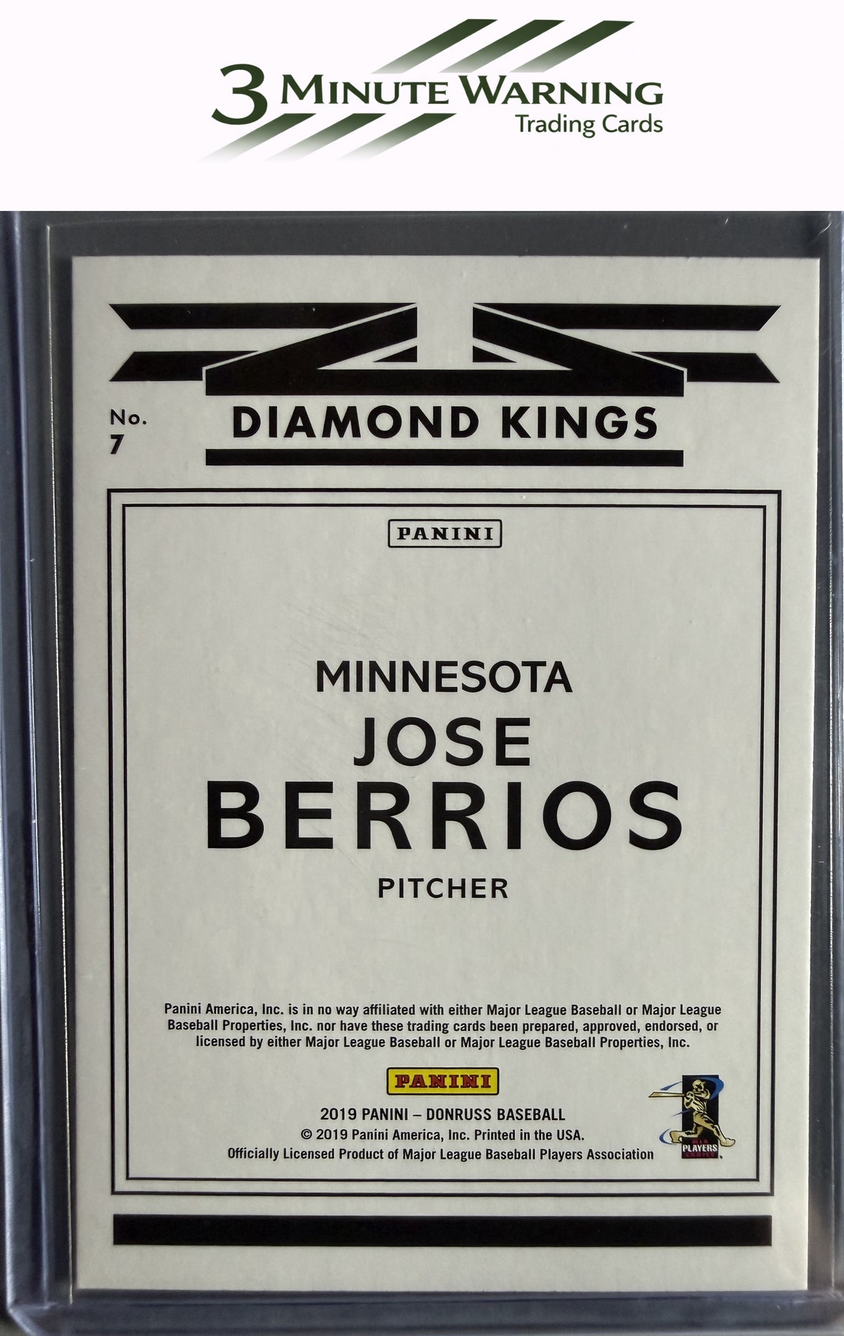 2019 Donruss #7 Jose Berrios