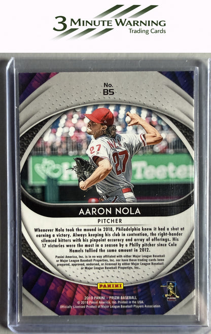 2019 Panini Prizm #B5 Aaron Nola Brilliance