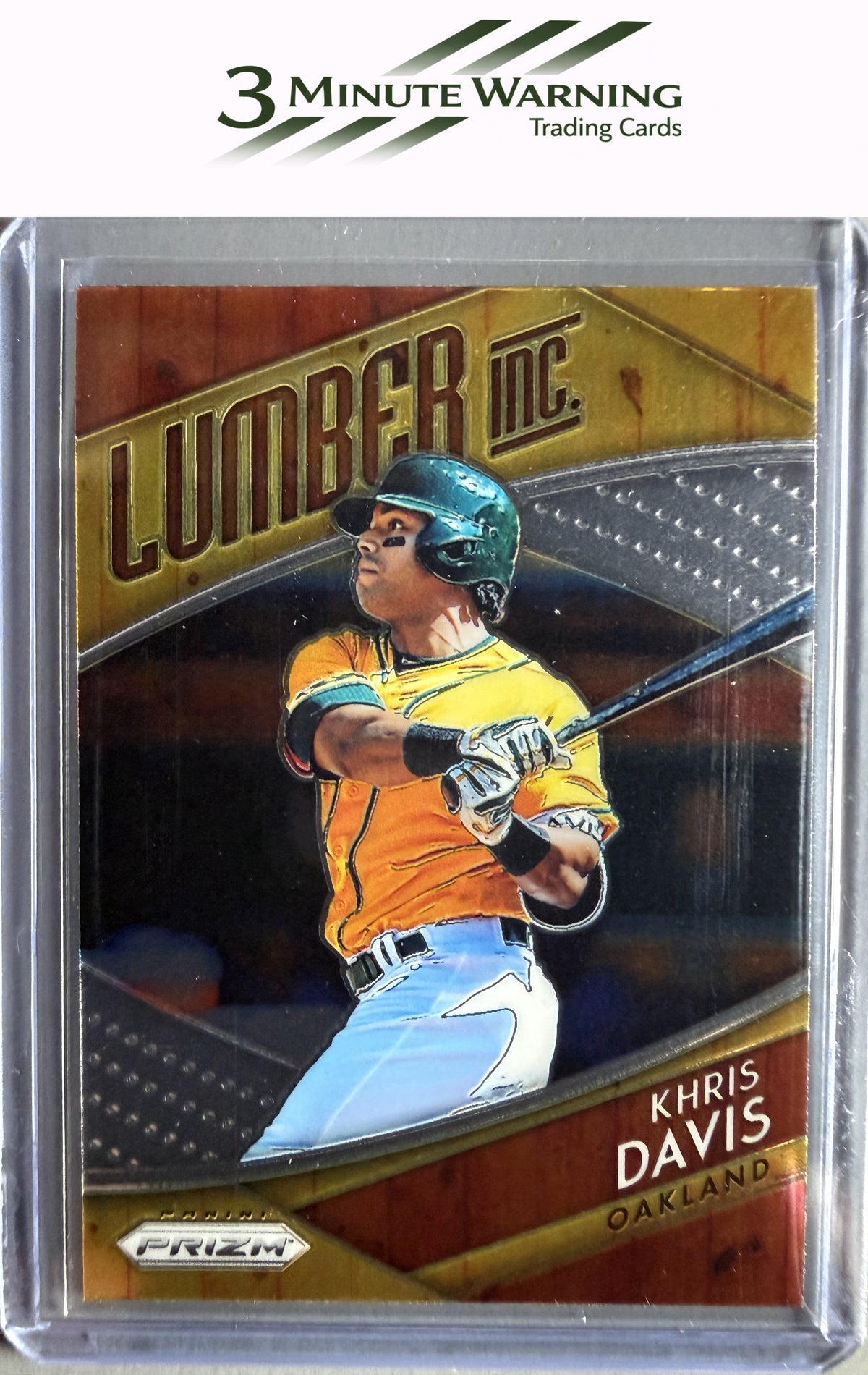 2019 Panini Prizm #LI1 Khris Davis Lumber Inc.