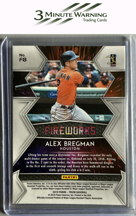 2019 Panini Prizm #F8 Alex Bregman Fireworks