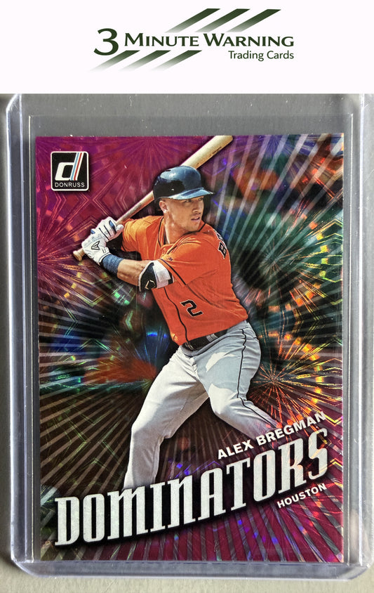2019 Donruss #D6 Alex Bregman Dominators Pink Fireworks