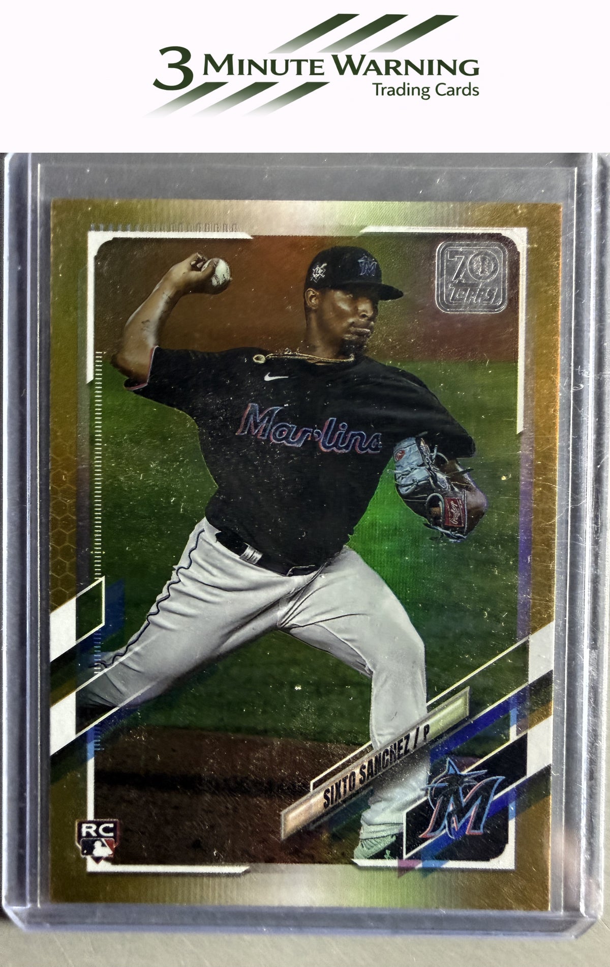 2021 Topps #25 Sixto Sanchez Rainbow Foil
