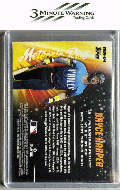 2025 Bowman Chrome #MR-14 Bryce Harper Meteoric Rise