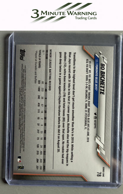 2020 Topps #78 Bo Bichette