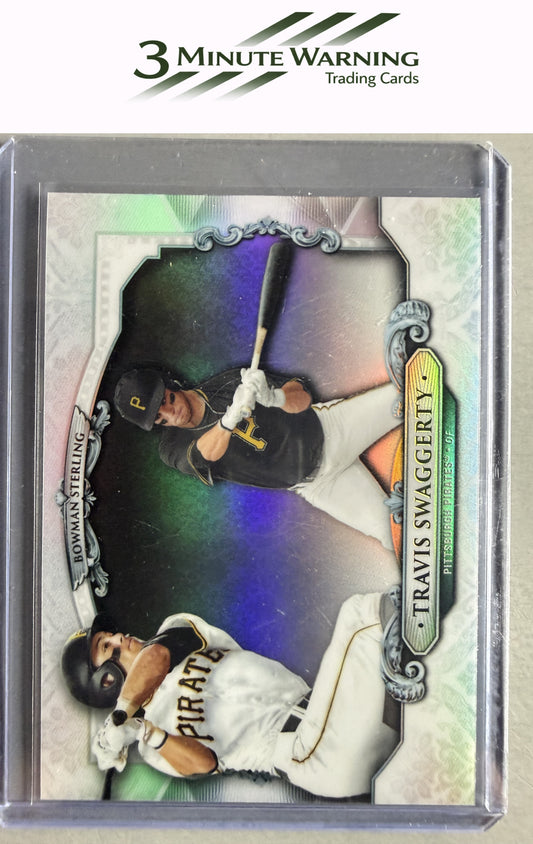 2018 Bowman Draft #BS-TS Travis Swaggerty Bowman Sterling Continuity