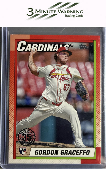 2025 Topps #T90-58 Gordon Graceffo 1990 Topps Baseball 35th Anniversary