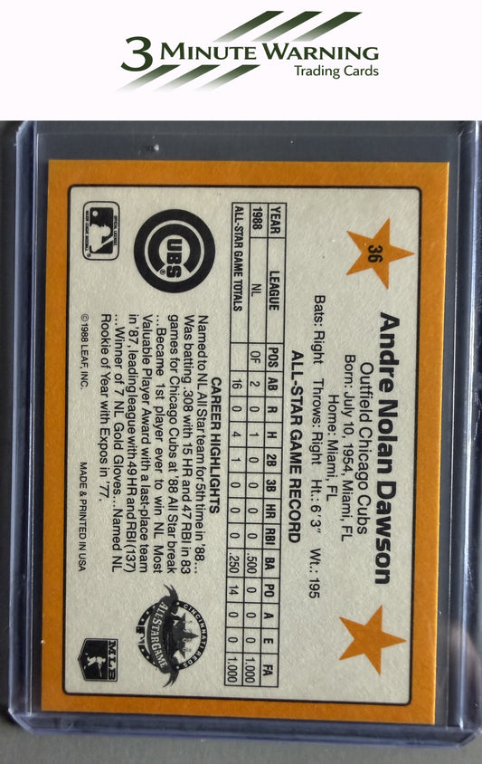 1989 Donruss All-Stars #36 Andre Dawson