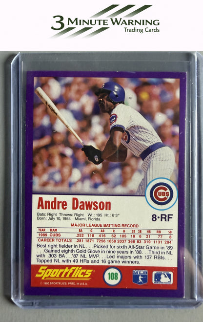 1990 Sportflics #108 Andre Dawson
