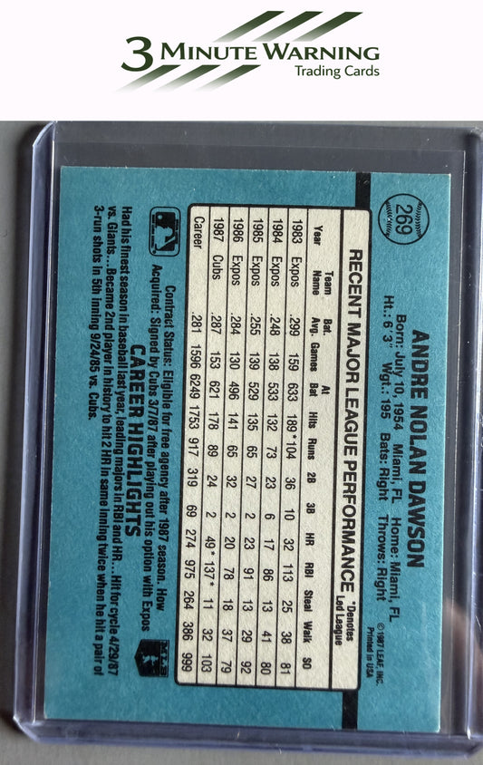 1988 Donruss #269c Andre Dawson