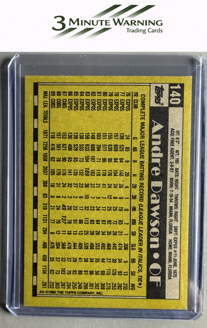 1990 Topps #140 Andre Dawson