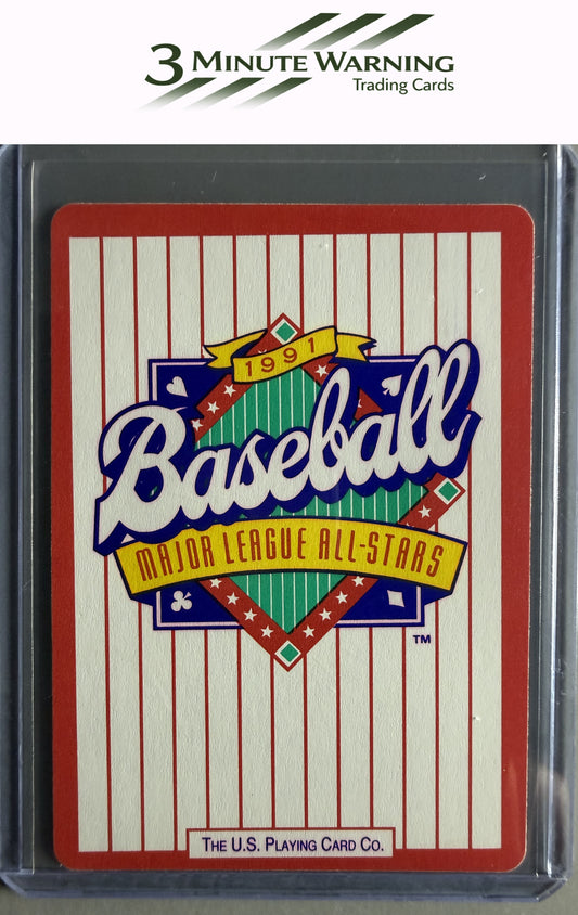 1991 U.S. Playing Card Co. #J♣ Andre Dawson All-Stars-Silver
