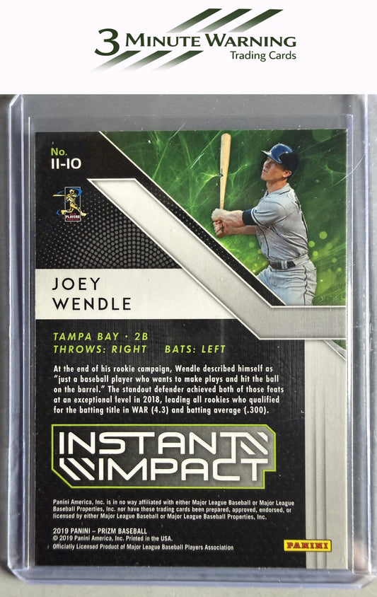2019 Panini Prizm #II-10 Joey Wendle Instant Impact