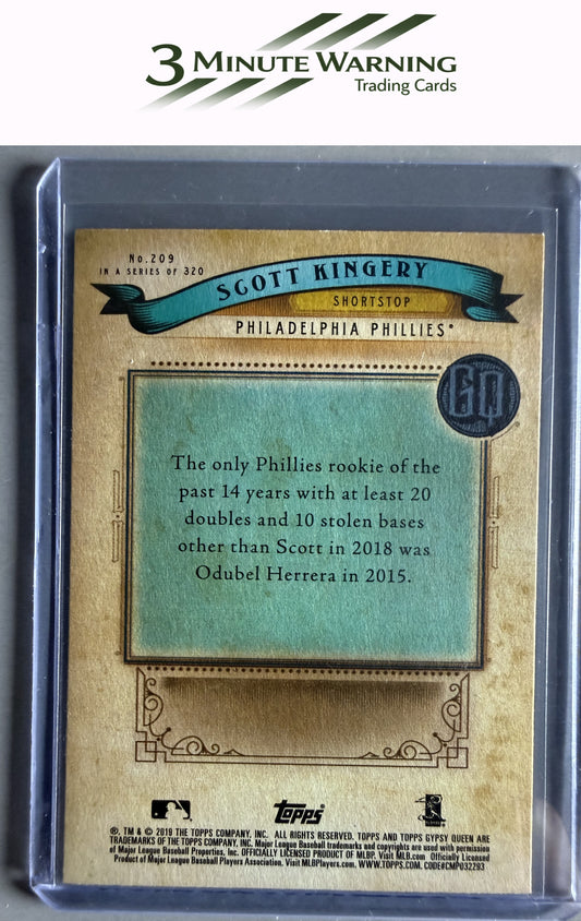 2019 Topps Gypsy Queen #209 Scott Kingery Purple
