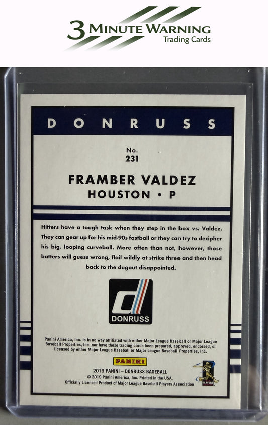 2019 Donruss #231 Framber Valdez