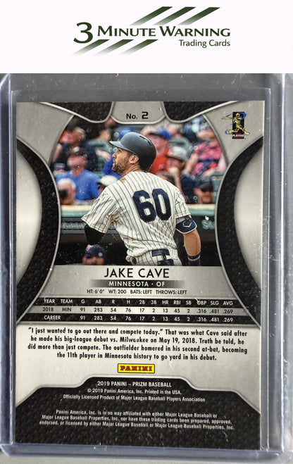 2019 Panini Prizm #2 Jake Cave