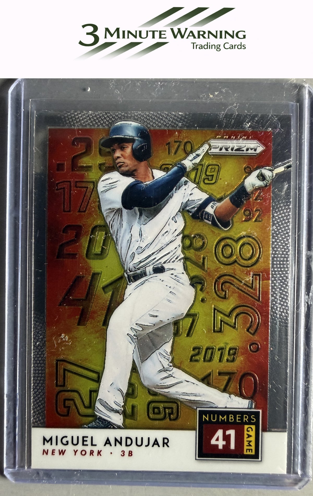 2019 Panini Prizm #NG4 Miguel Andujar Numbers Game