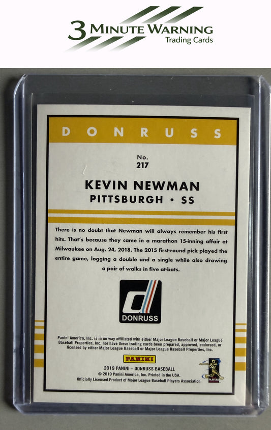 2019 Donruss #217 Kevin Newman