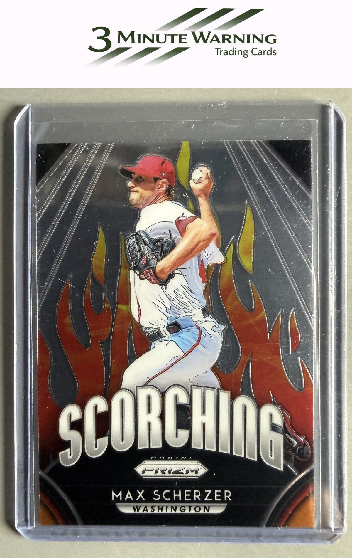2019 Panini Prizm #S1 Max Scherzer Scorching Prizm