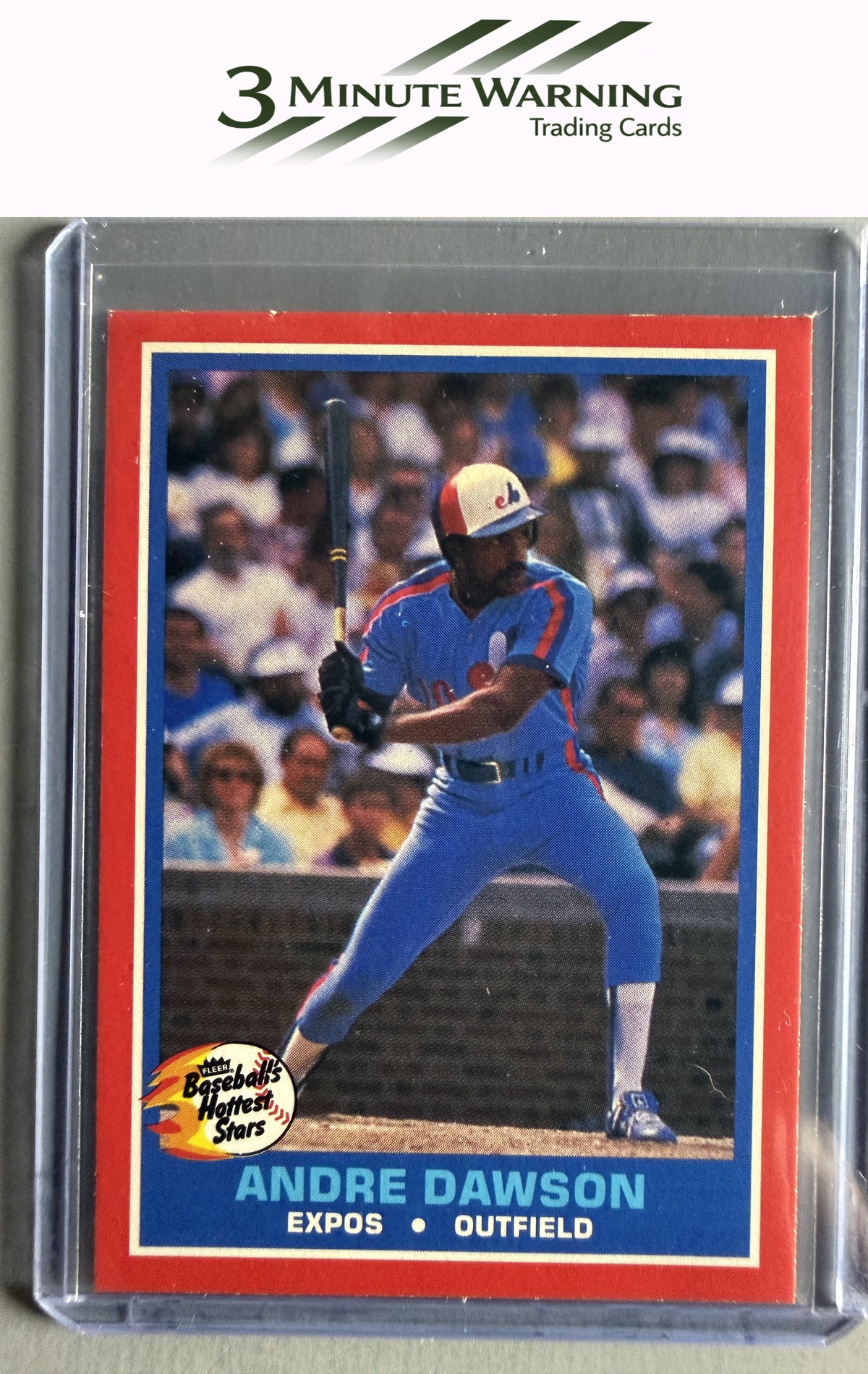 1987 Fleer Baseball's Hottest Stars #13 Andre Dawson