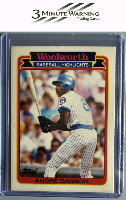 1989 Topps Woolworth Baseball Highlights #11 Andre Dawson