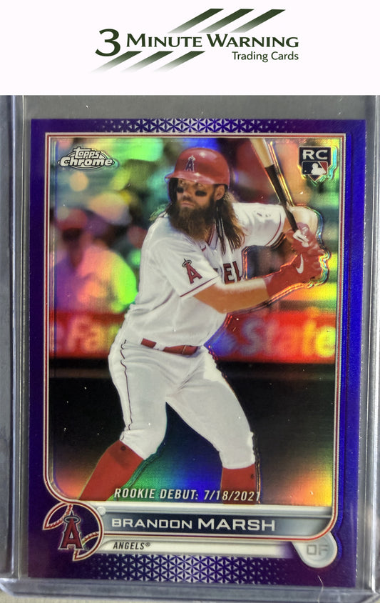 2022 Topps Chrome Update #USC188 Brandon Marsh Purple Refractor