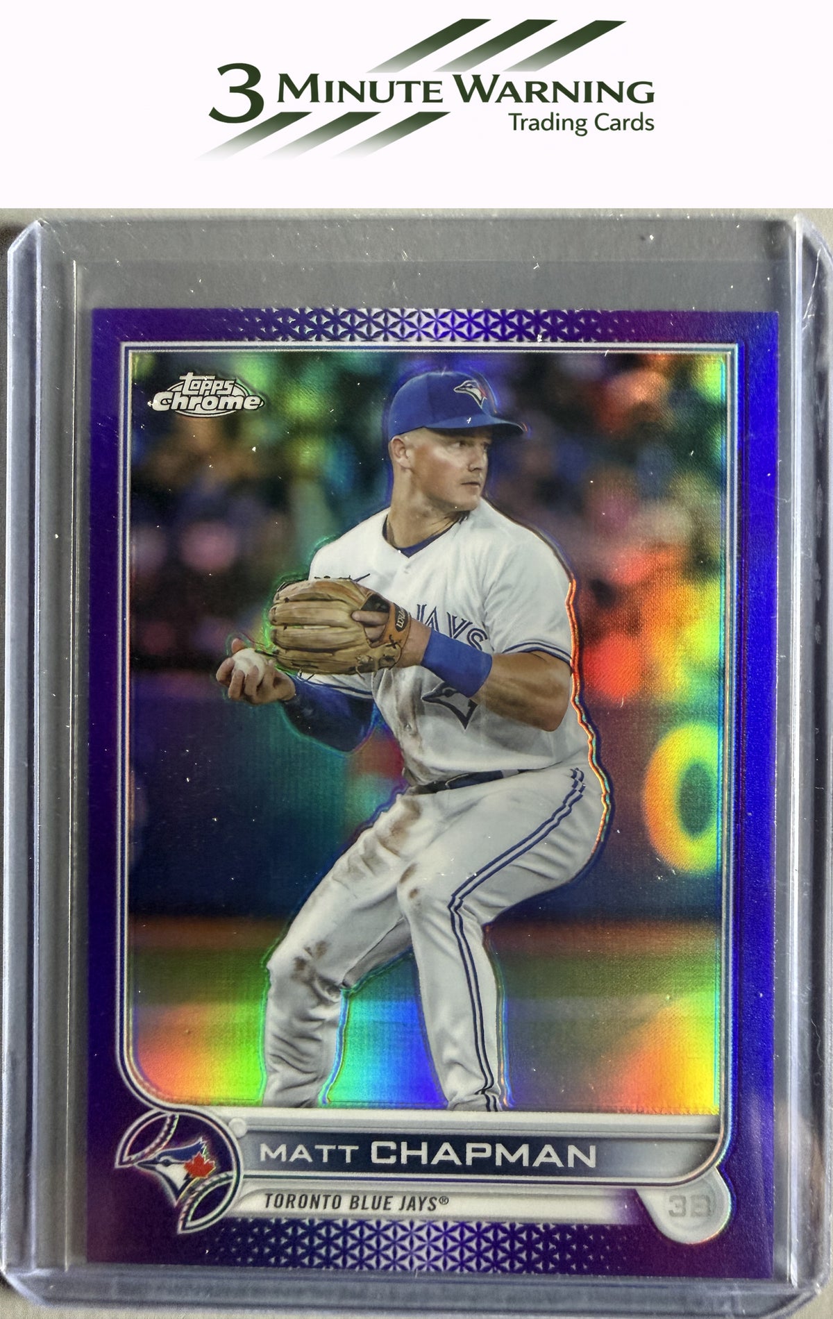 2022 Topps Chrome Update #USC15 Matt Chapman Purple Refractor