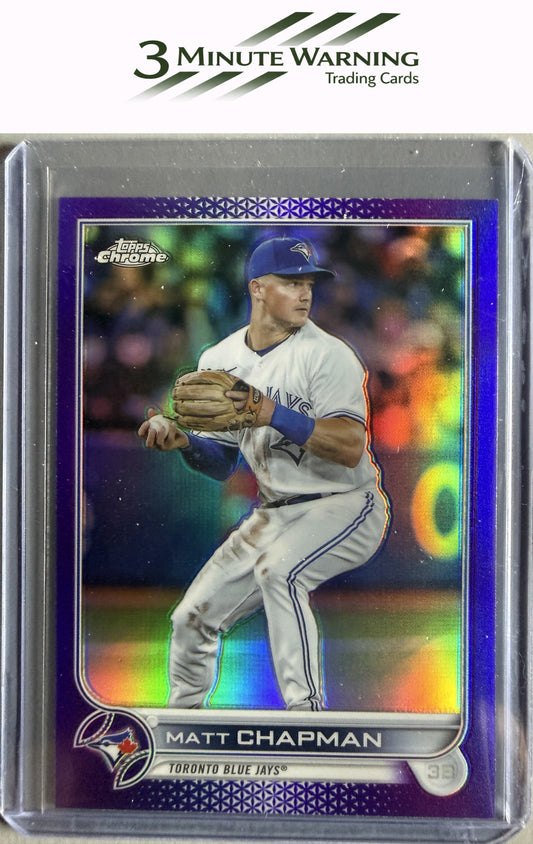 2022 Topps Chrome Update #USC15 Matt Chapman Purple Refractor