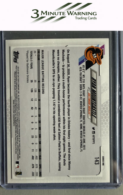 2021 Topps #143b Ryan Mountcastle