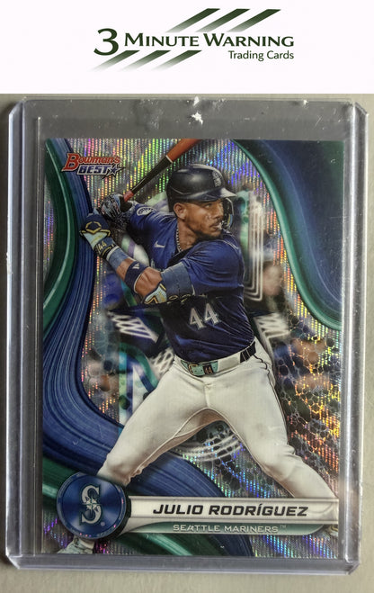 2024 Bowman's Best #59 Julio Rodríguez Wave Refractor