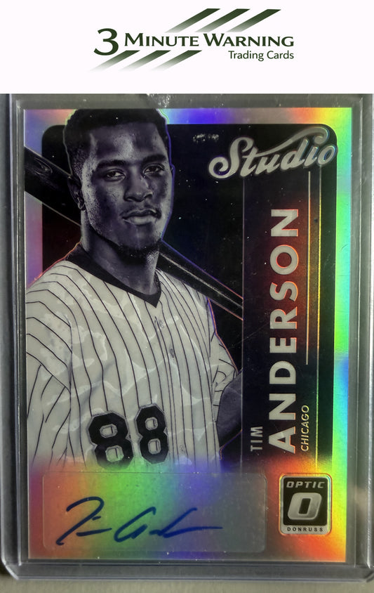 2017 Donruss Optic #STS-TA Tim Anderson Studio Signatures