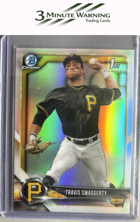 2018 Bowman Draft #BDC-198 Travis Swaggerty Chrome Refractor