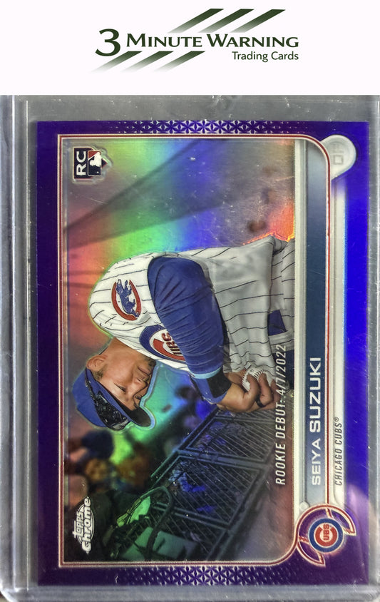 2022 Topps Chrome Update #USC144 Seiya Suzuki Purple Refractor