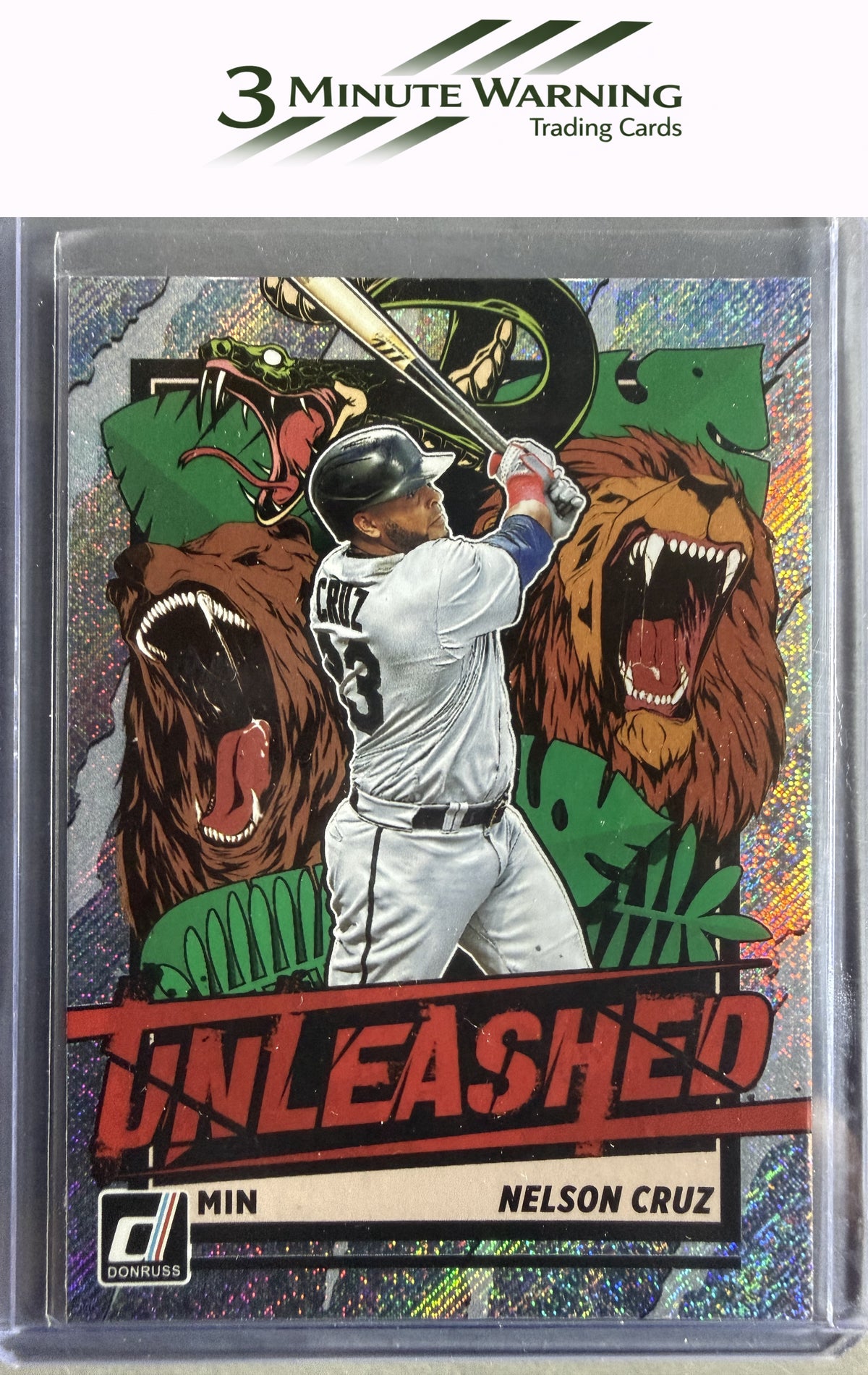 2021 Donruss #UNL12 Nelson Cruz Unleashed Rapture