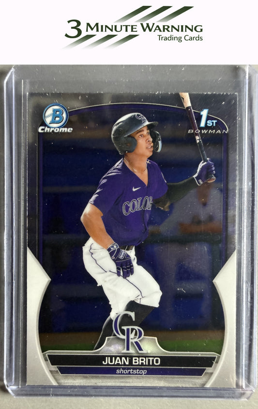 2023 Bowman #BCP-77 Juan Brito Chrome Prospects
