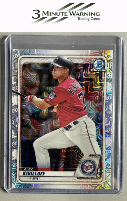 2020 Bowman #BCP-80 Alex Kirilloff Chrome Prospects Mojo Refractor
