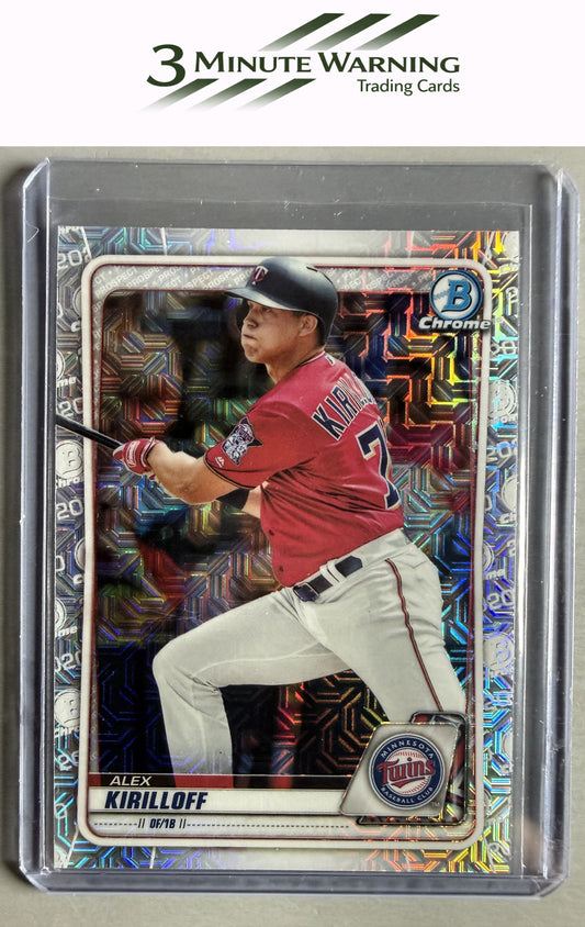 2020 Bowman #BCP-80 Alex Kirilloff Chrome Prospects Mojo Refractor