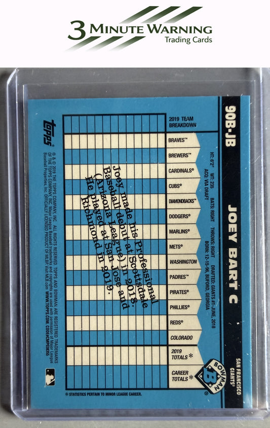 2020 Bowman #90B-JB Joey Bart 1990 Bowman