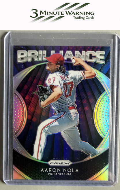 2019 Panini Prizm #B5 Aaron Nola Brilliance Prizm