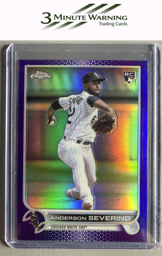 2022 Topps Chrome Update #USC22 Anderson Severino Purple Refractor