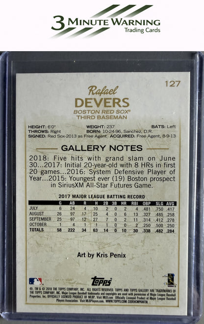 2018 Topps Gallery #127 Rafael Devers