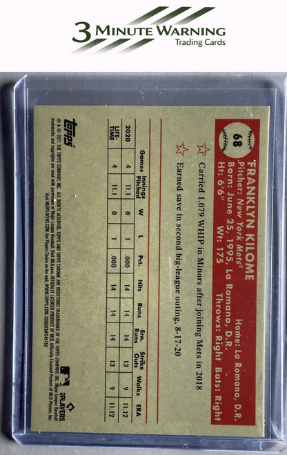 2021 Topps Chrome Platinum Anniversary #68 Franklyn Kilome