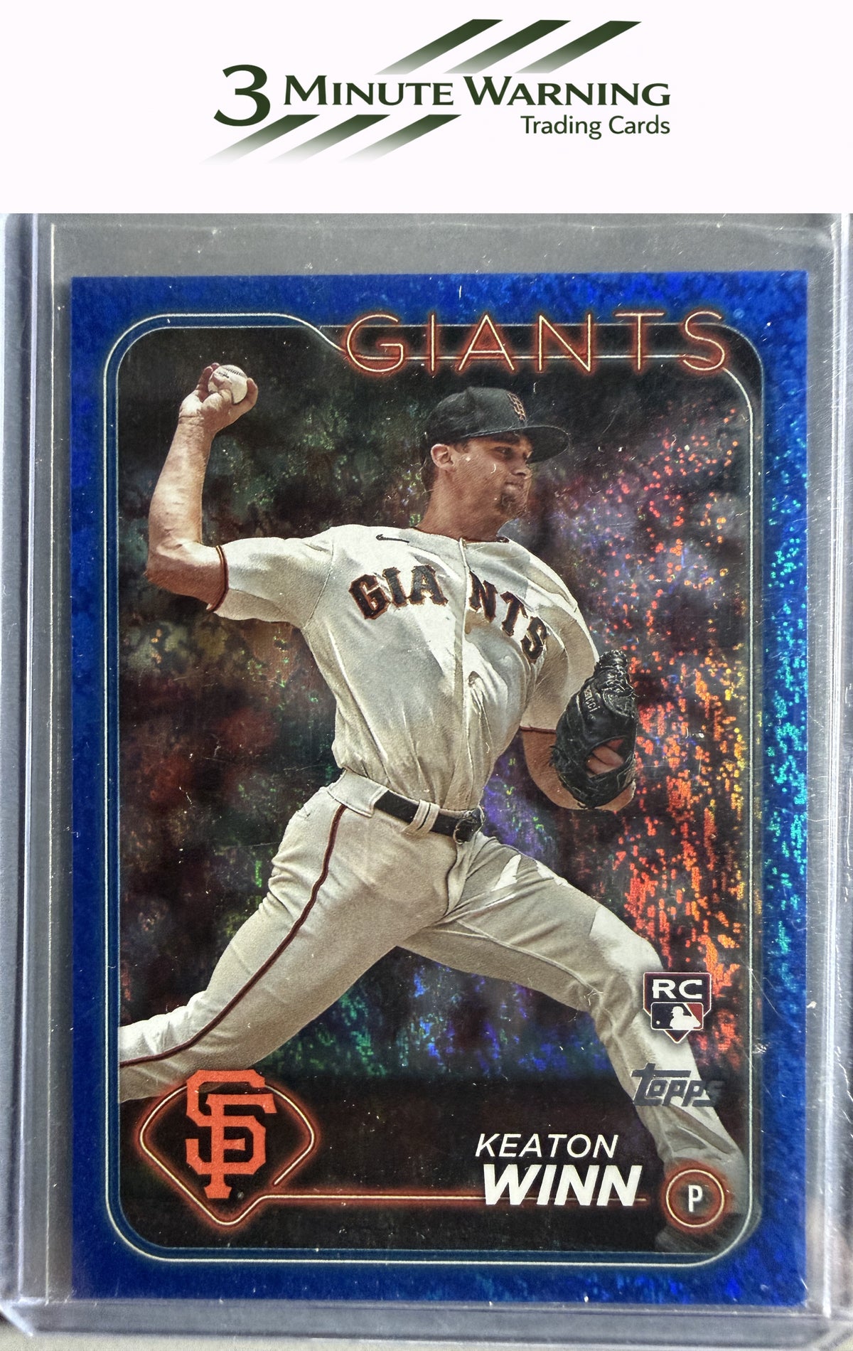 2024 Topps #83 Keaton Winn Blue Holofoil #/999