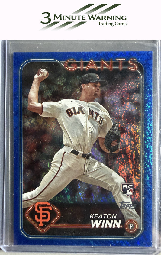 2024 Topps #83 Keaton Winn Blue Holofoil #/999