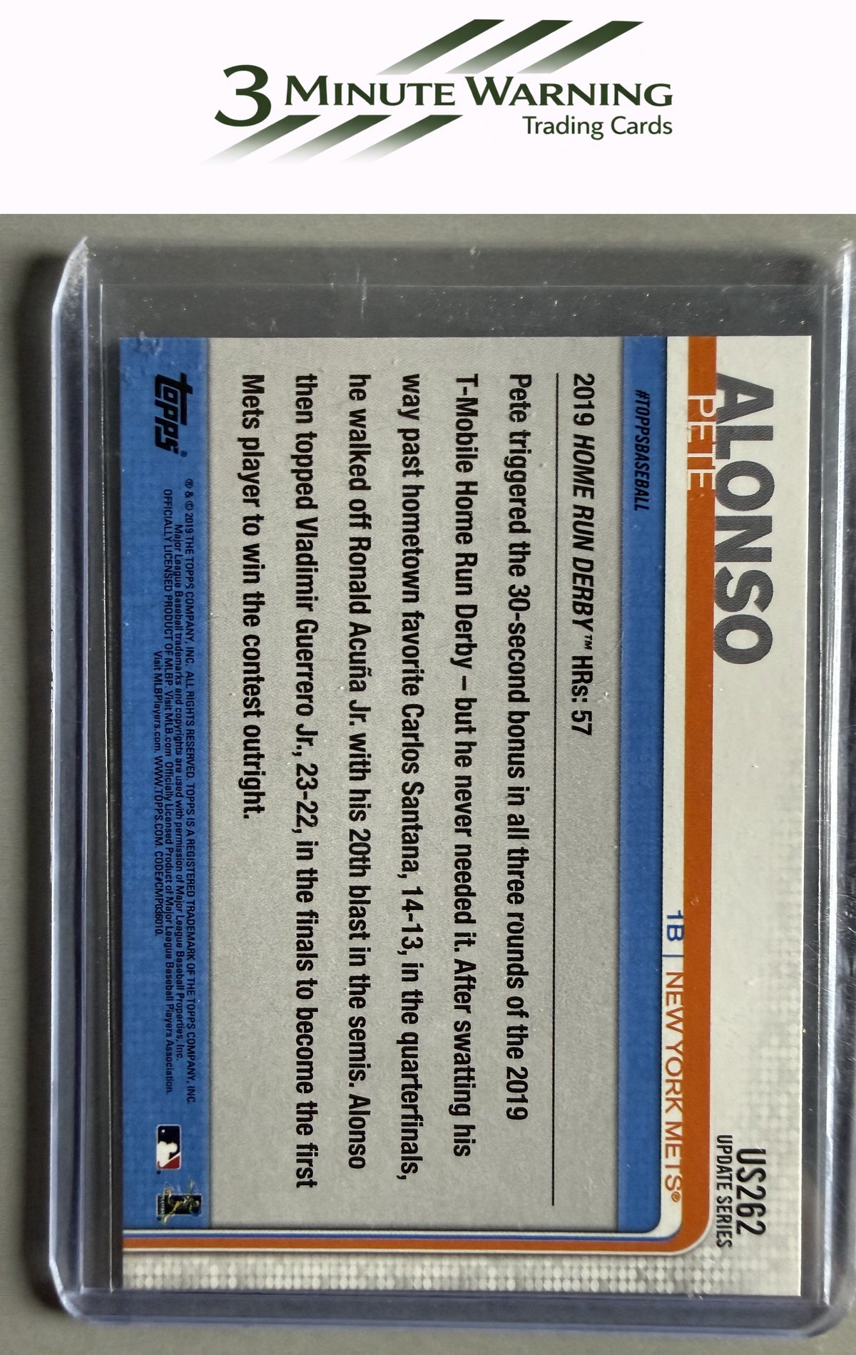 2019 Topps Update #US262 Pete Alonso