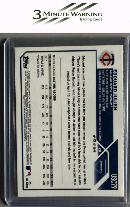 2023 Topps Chrome Update #USC79 Edouard Julien