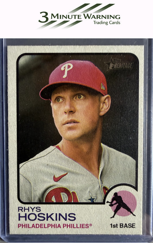 2022 Topps Heritage #326 Rhys Hoskins