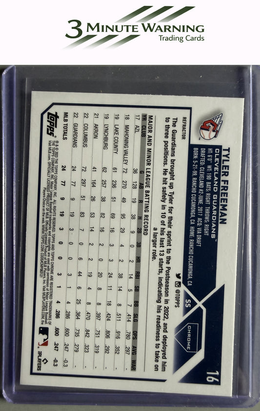 2023 Topps Chrome #16 Tyler Freeman