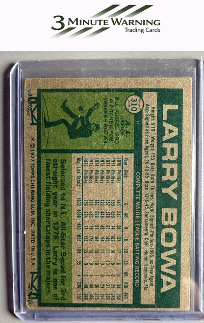 1977 Topps #310 Larry Bowa